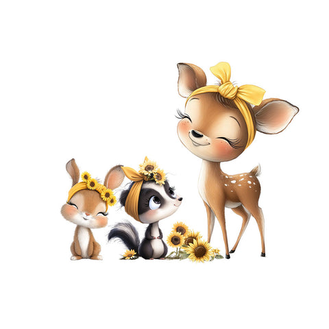 Bügelbild Sunflower Love Medium