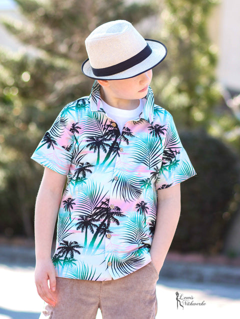 Jerseystoff Sunset Palms 3631 (Bio)