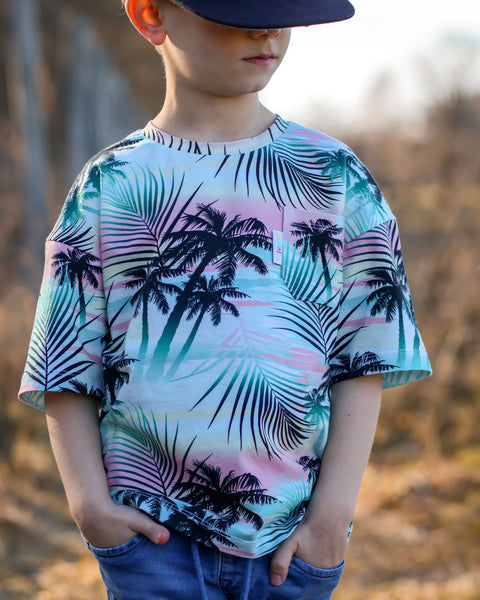 Jerseystoff Sunset Palms 3631 (Bio)