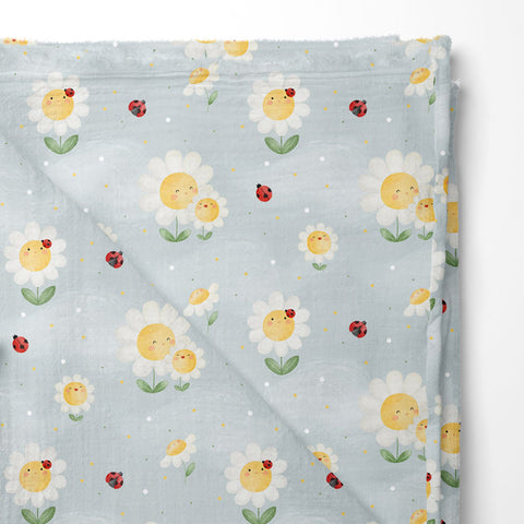 Musselin Double Gauze Sweet Daisy (Bio)