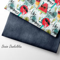 Jerseystoff Denim Dunkelblau