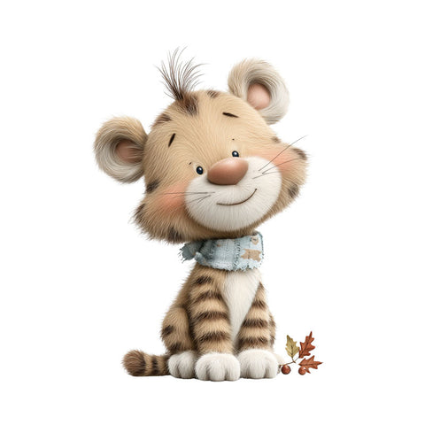 Bügelbild Theo Tiger Medium