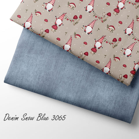 French Terry Denim Snow Blue 3065 (Bio) VORBESTELLUNG