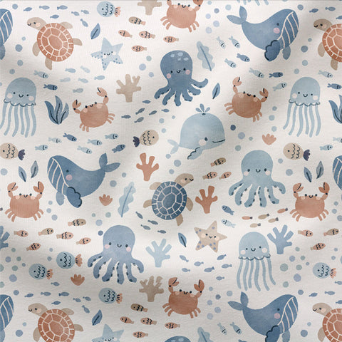 Jersey Stoff Underwater Life 2847 (Bio) VORBESTELLUNG