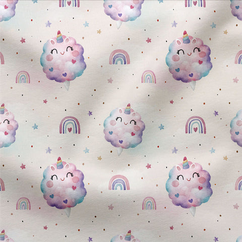 Jerseystoff Unicorn Cotton Candy 2860 (Bio)