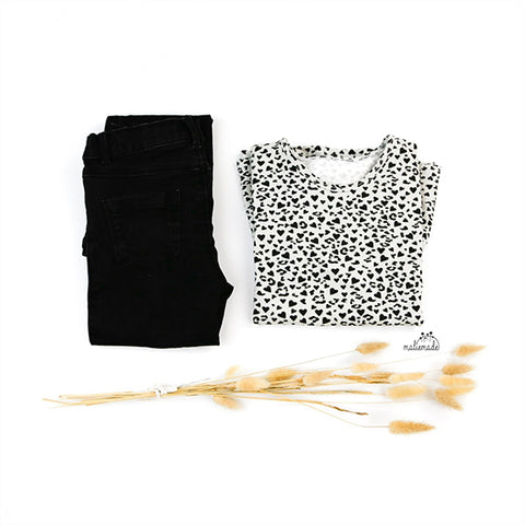 French Terry Herzchen Neutral 3358 (Bio) VORBESTELLUNG