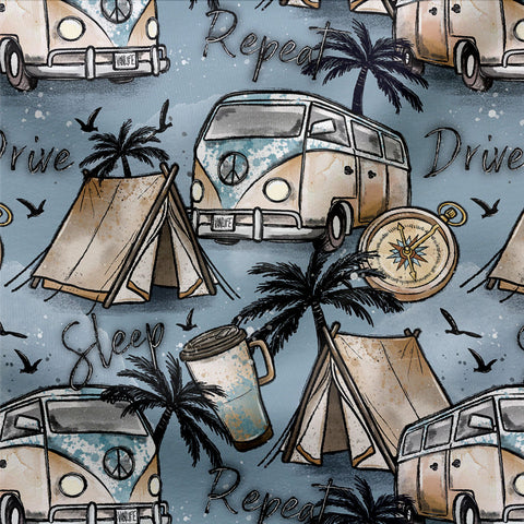 Sport/Badelycra UPF 50+ Vanlife Vibes 3642