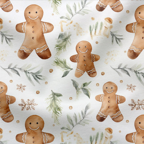 French Terry Weihnachtslebkuchen
