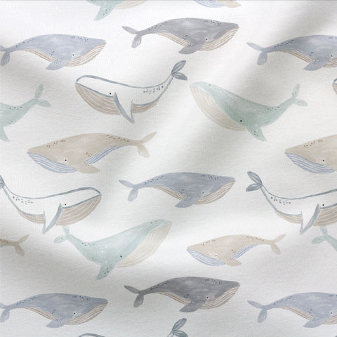 French Terry Whale Love 2848 (Bio)