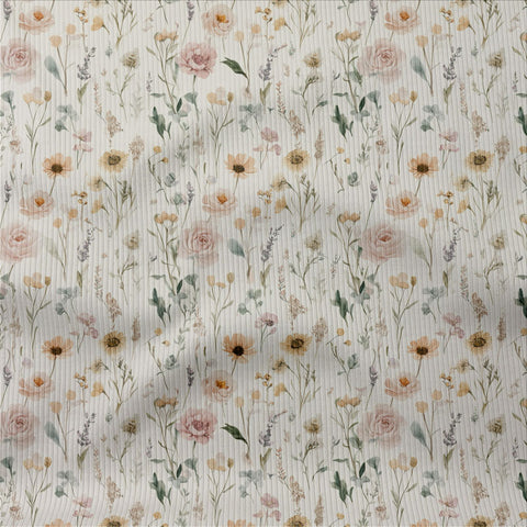 Rippjersey Wildblumen Natur 3071 (Bio)