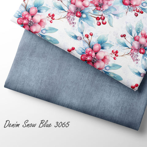 French Terry Denim Snow Blue 3065 (Bio) VORBESTELLUNG