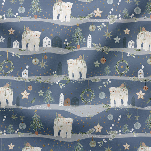 French Terry Winter Town 3177 (Bio)