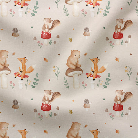 Jerseystoff Woodland Talk