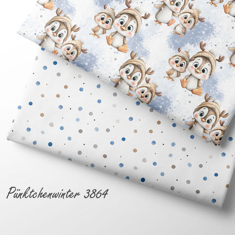 French Terry Pünktchenwinter 3864 (Bio) VORBESTELLUNG