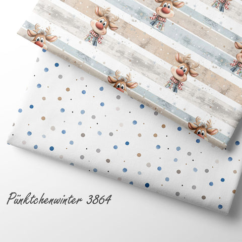 French Terry Happy Holiday Wishes Gestreift 3826 (Bio) VORBESTELLUNG