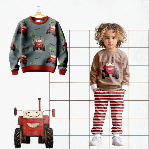 French Terry Denim Hellbraun (Bio) doppeltes produkt