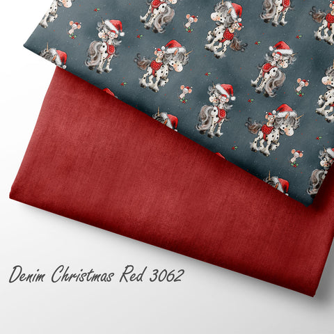 French Terry Weihnachtspony 3854 (Bio) VORBESTELLUNG