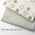 Jerseystoff Always Smiling Green Neutral (Bio)