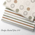 Jerseystoff Always Smiling Green Neutral (Bio)