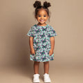 Jersey Stoff Butterfly Leo Blau (Bio)