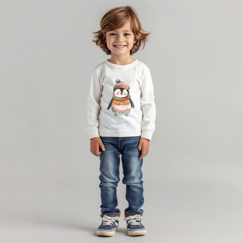 French Terry Pips der Pinguin