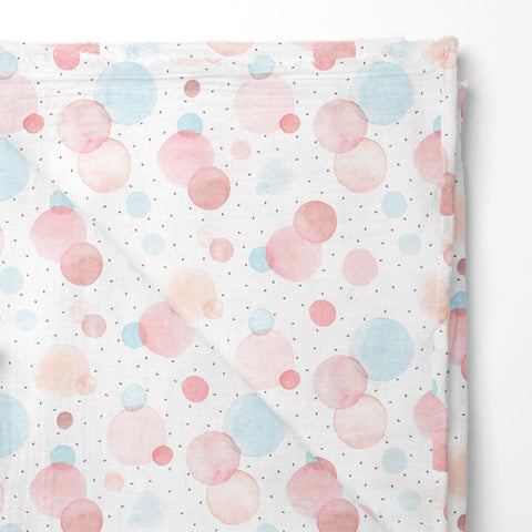 Musselin Double Gauze Aquarell Dots