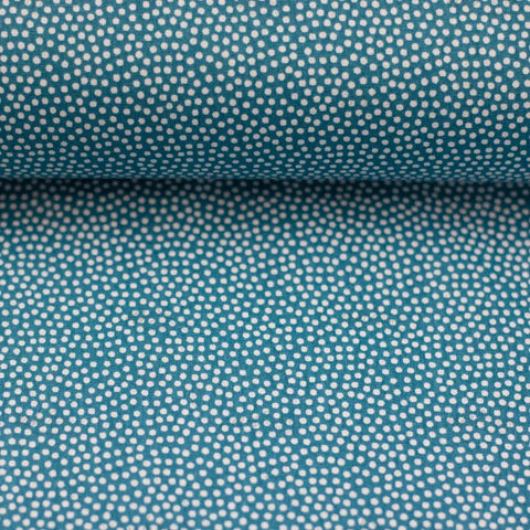 Baumwollstoff Dotties Türkis 011748