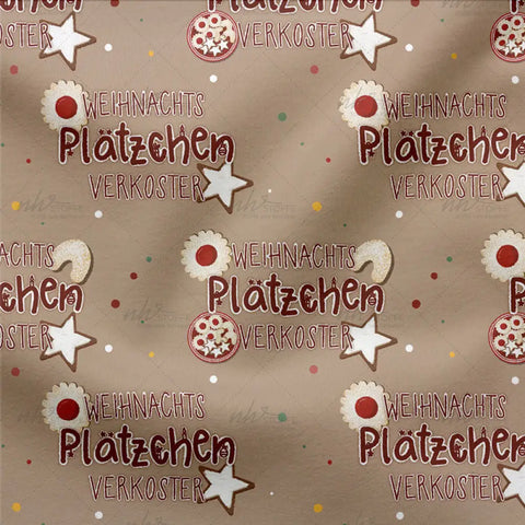 Baumwollstoff Plätzchenverkoster 3032
