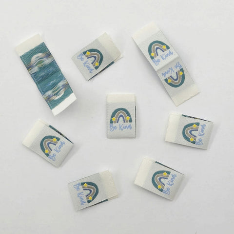 Weblabels Be Kind Blue 4er Set