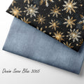 French Terry Black and Gold Flakes (Bio)
