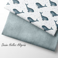 Jerseystoff Denim Helles Altgrün