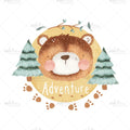 Bügelbild Adventure Bear Medium