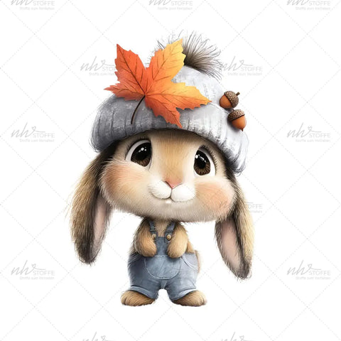 Bügelbild Autumn Bunny MINI
