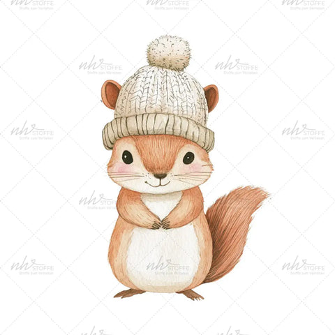 Bügelbild Autumn Squirrel Medium