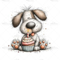 Bügelbild Balus Birthday Cake Medium
