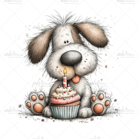 Bügelbild Balus Birthday Cake Medium