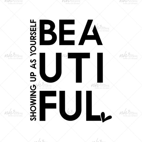 Bügelbild Beautiful MAXI PLUS