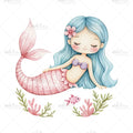 Bügelbild Beautiful Mermaid Medium