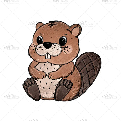 Bügelbild Bieberchen MINI