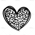 Bügelbild Big Leo Heart MAXI