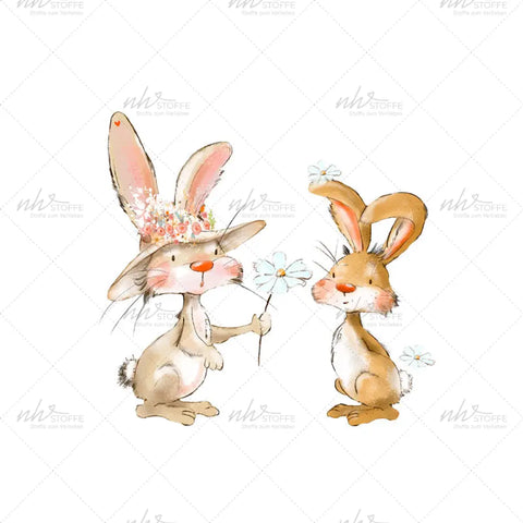 Bügelbild Blümchen für Hasi Medium