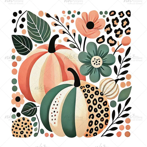 Bügelbild Boho Pumpkin Fall MAXI PLUS