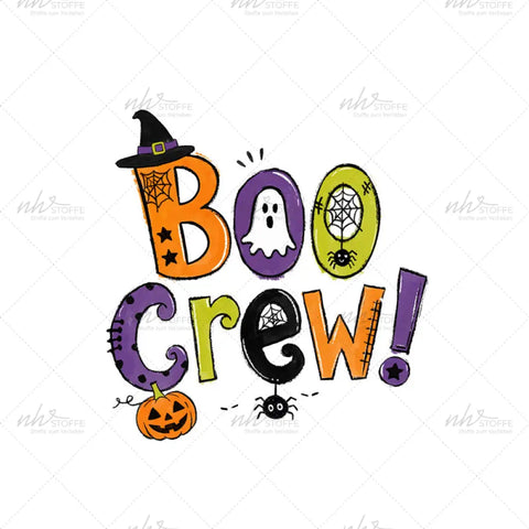 Bügelbild Boo Crew Medium