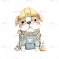 Bügelbild Buddy von den Hundefreunden Medium