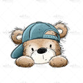 Bügelbild Cap Buddy Medium