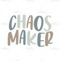 Bügelbild Chaosmaker Medium
