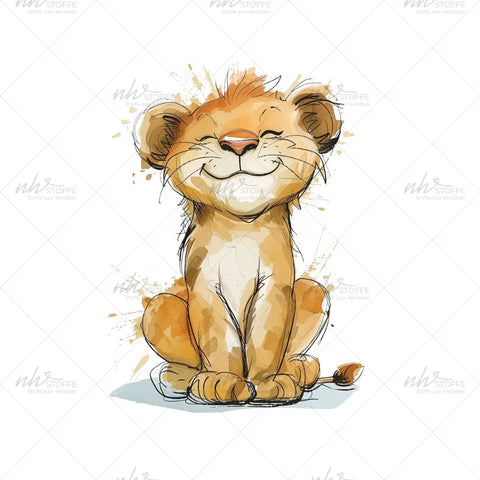 Bügelbild Cheeky Lion Medium