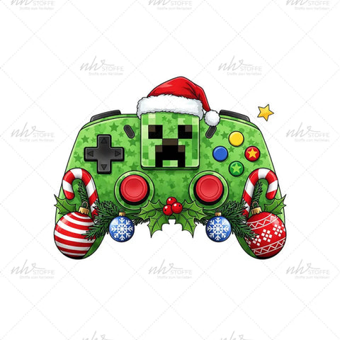 Bügelbild Christmas Controller Maxi