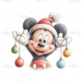 Bügelbild Christmas Mouse Medium