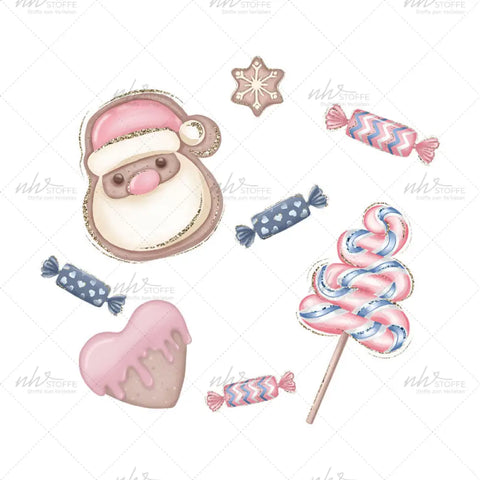 Bügelbild Christmas Sweets MAXI